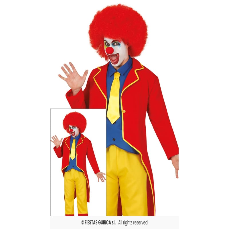 Disfraz Payaso Traje Talla 52-54 De Guirca