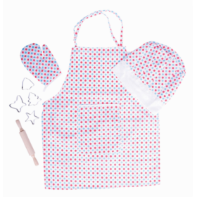 Set De Cocina Chef Lunares