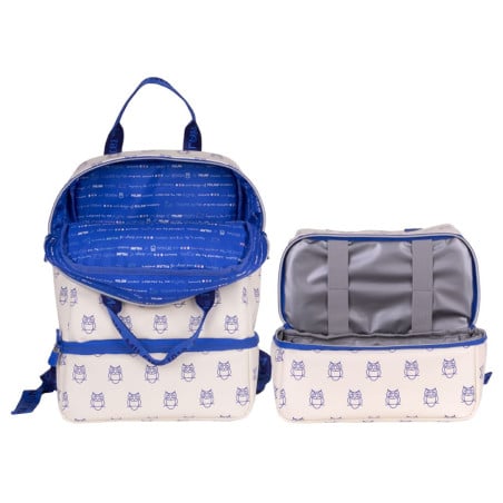 Mochila Infantil Compartimento Isotérmico Beige Milan
