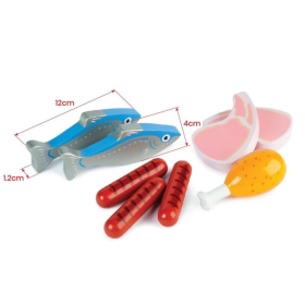 Caja Carne Y Pescado De Madera 2