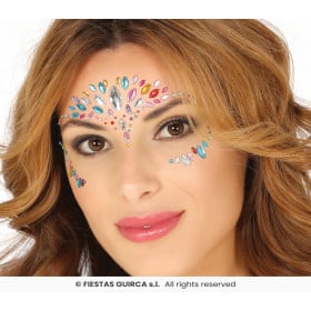 Joyas Faciales Adhesivas Colores De Guirca