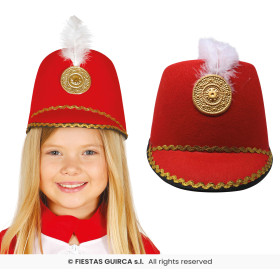 Sombrero Majorette Rojo Infantil