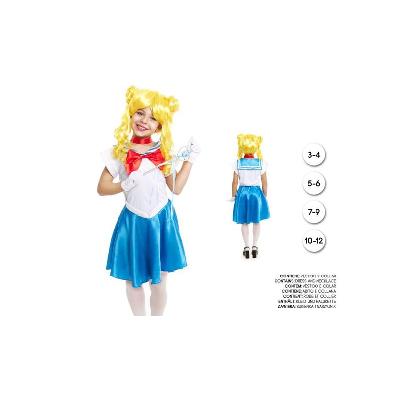 Disfraz Colegiala Anime 7-9 Años