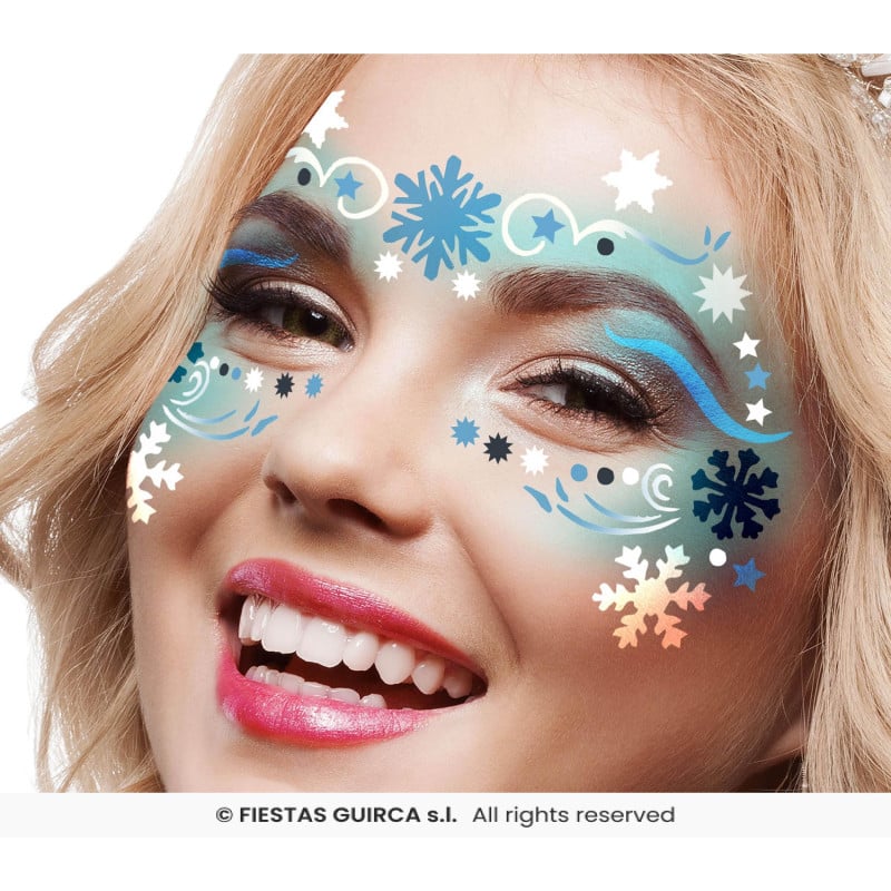 Set Maquillaje Copos De Nieve