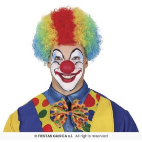 Peluca Rizos Multicolor De Guirca 2