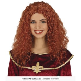 Peluca Melena Pelirroja En Caja De Guirca 2