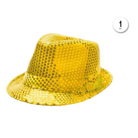 Sombrero De Lentejuelas Oro