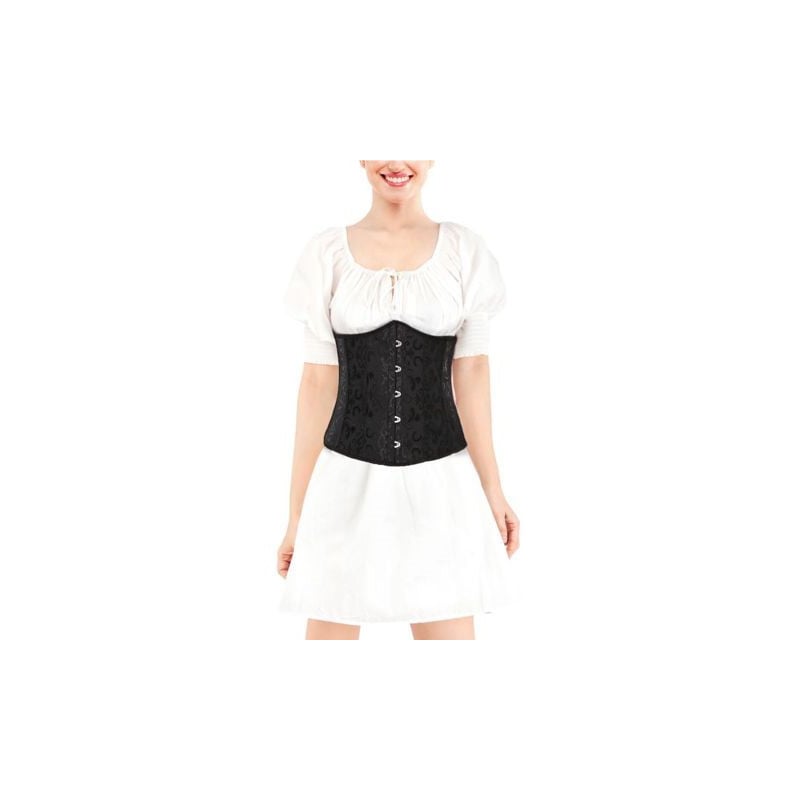 Corsé Jacquard Negro Talla L
