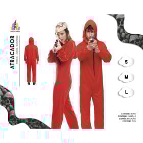 Disfraz Atracador Talla S 2
