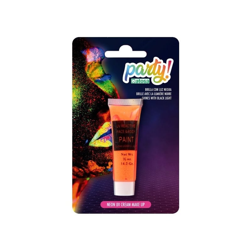 Maquillaje Neón Naranja De Atosa