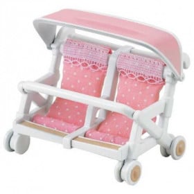 Sylvanian Families Carrito Doble de Bebés
