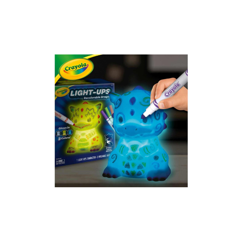 Colorea Tu Dragón Unicornio Luminoso