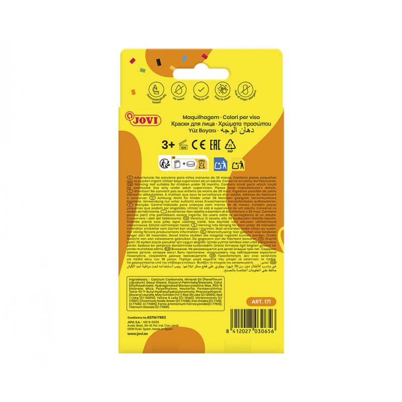 Maquillaje En Crema 6 Uds