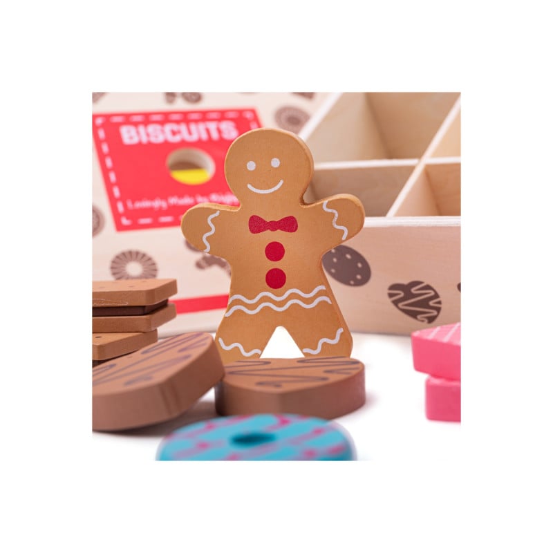 Caja De Galletas De Madera