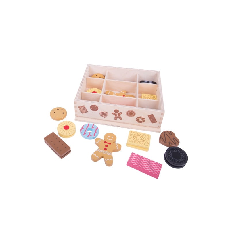 Caja De Galletas De Madera