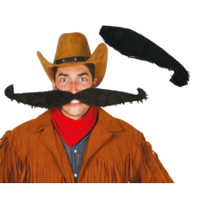 Bigote Con Elástico 55 Cm