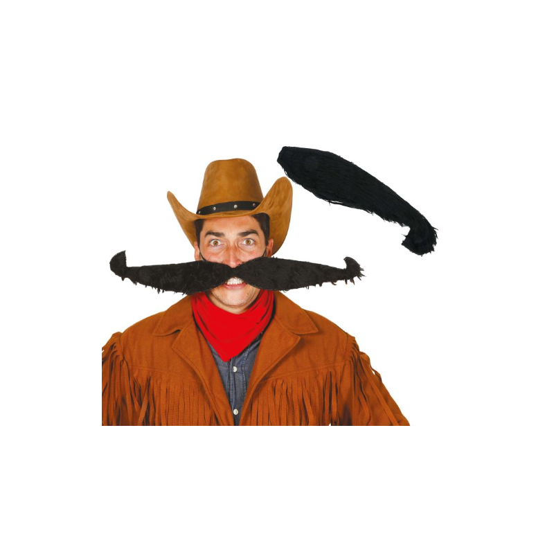 Bigote Con Elástico 55 Cm