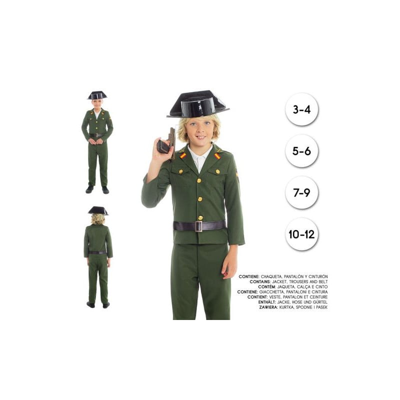 Disfraz Guardia 5-6 Años