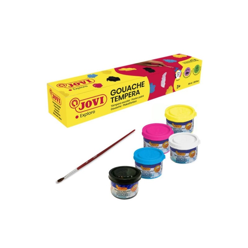 Tempera Jovi 5 Botes Gouche