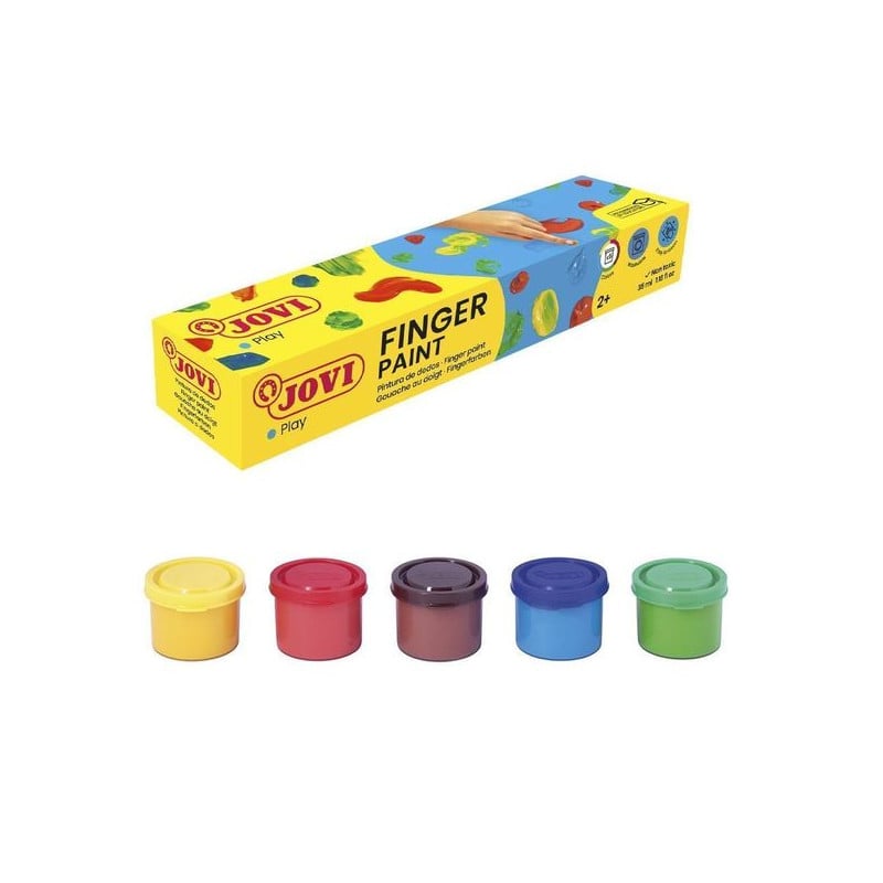 Pintura Dedos Jovi 5 Botes