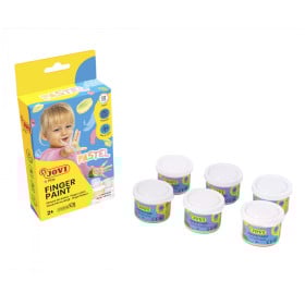 Pinturas Dedos 6 Botes Color Pastel De Jovi 2