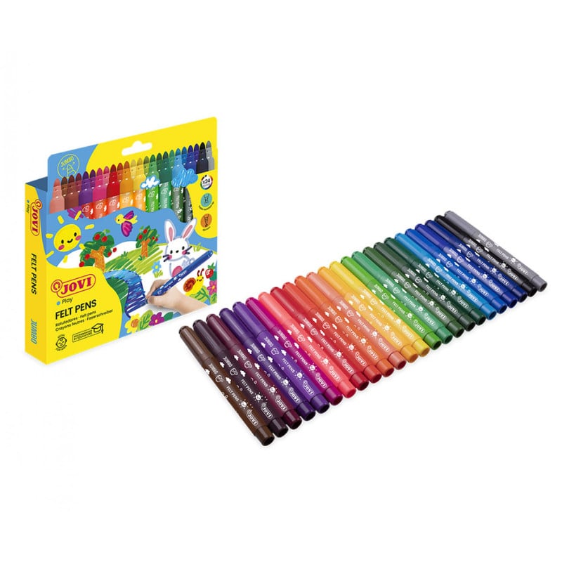 Estuche 24 Rotuladores Maxi Colores