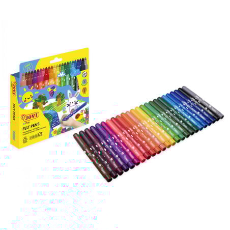 Estuche 24 Rotuladores Maxi Colores