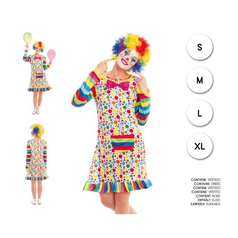 Disfraz Payasa Talla S