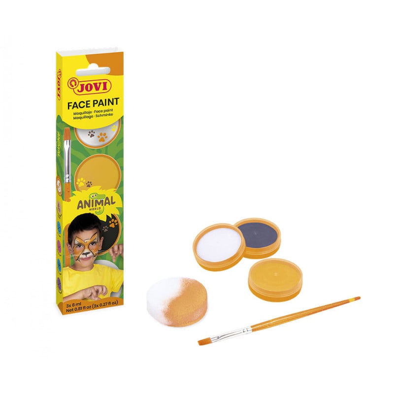 Pack 3 Maquillaje En Crema Animales De Jovi