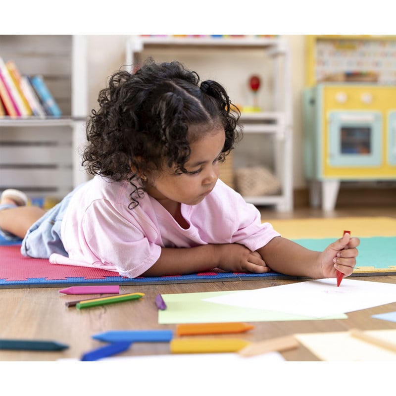 Estuche 12 Ceras Triangulares Colores