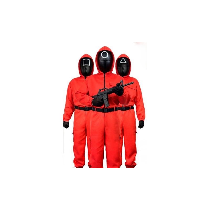 Disfraz Vigilante Rojo Talla S