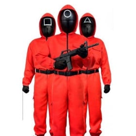 Disfraz Vigilante Rojo Talla M