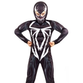 Disfraz Spiderman Negro 5-6 Años