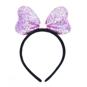 Diadema Lazo Purpurina