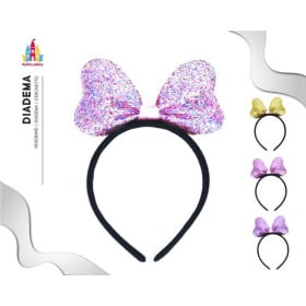 Diadema Lazo Purpurina 2