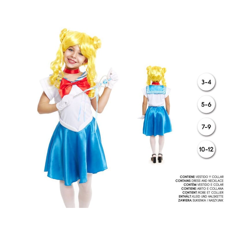 Disfraz Colegiala Anime 5-6 Años