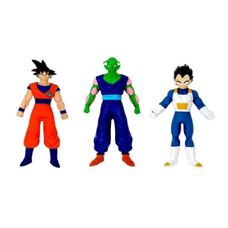 Pack 3 Figuras Dragon Ball Monsterflex