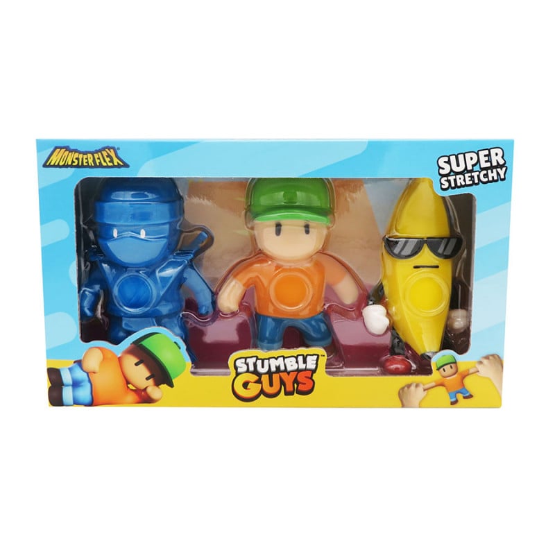 Monsterflex Stumble Guys Pack De 3 De Bizak