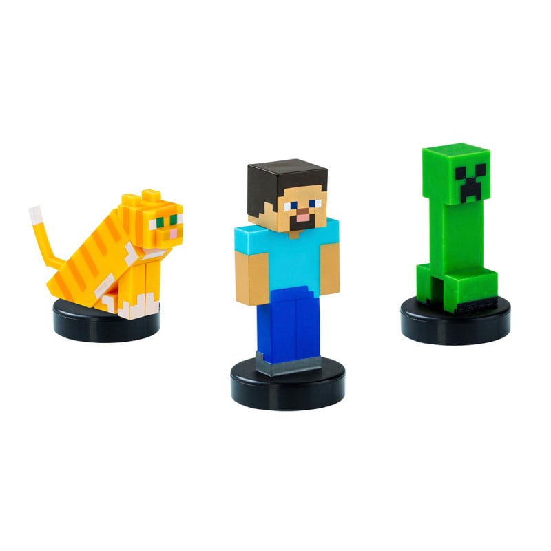 Pack 3 Figuras Minecraft Surtido
