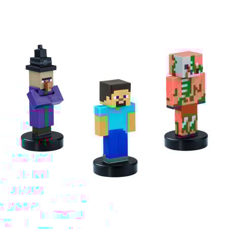 Pack 3 Figuras Minecraft Surtido