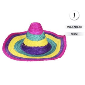 Sombrero Colorido Mexicano Adulto