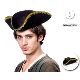 Sombrero Pirata Deluxe  Adulto