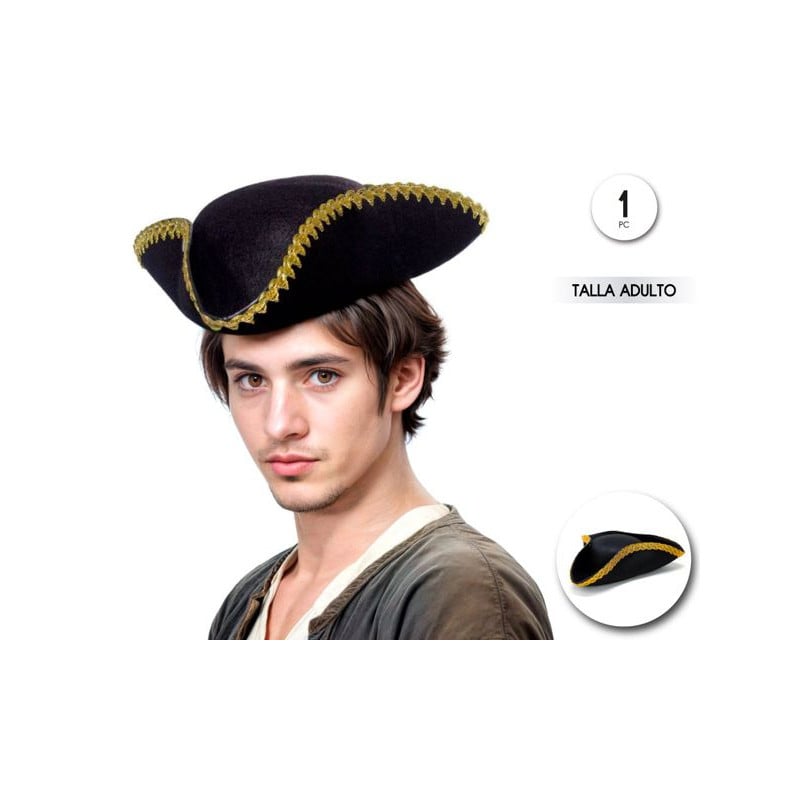 Sombrero Pirata Deluxe  Adulto