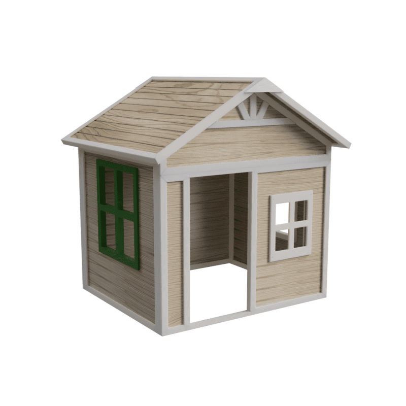 Casita de madera por paneles Masgames FLAM