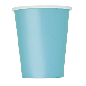 Vasos Cartón Turquesa 14 Uds
