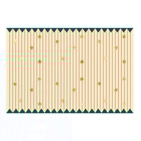 Mantel Circo Rayas y Estrellas