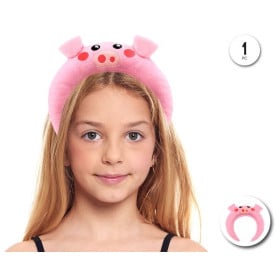 Diadema Peluche Cerdita