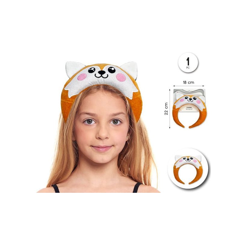 Diadema Peluche Zorro