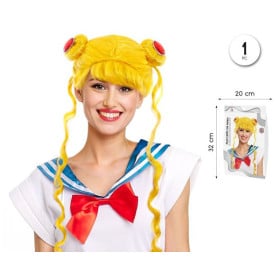 Peluca Moños con Piedras Preciosas