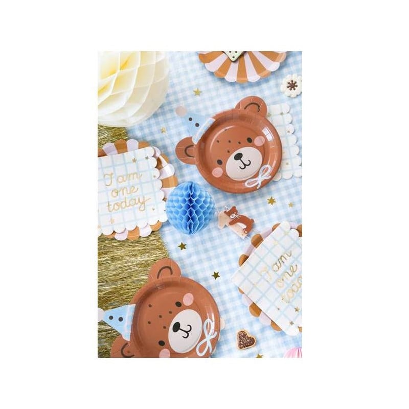 Platos Osito De Peluche 6 Uds